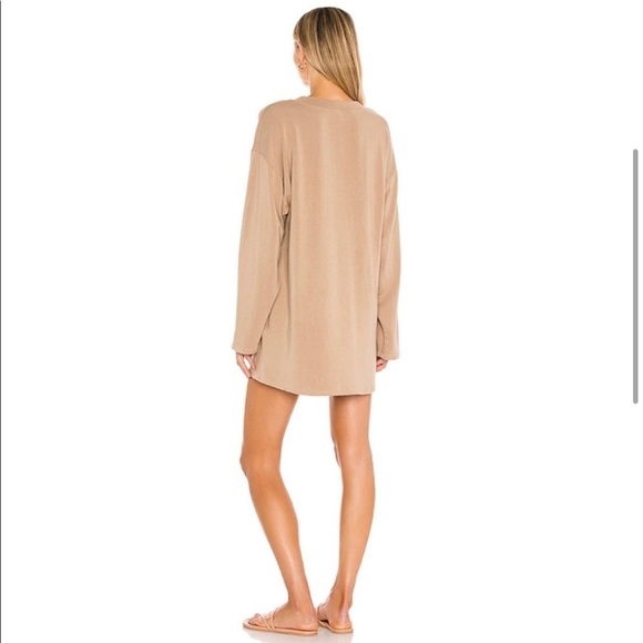 Lovers + Friends Hailey Henley Sweatshirt Dress - Picture 2 of 4